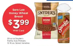 Mariano's Sara Lee Honey Wheat Bread offer