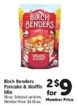 Safeway Birch Benders Pancake & Waffle Mix offer