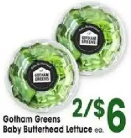 Jewel-Osco Gotham Greens Baby Butterhead Lettuce offer