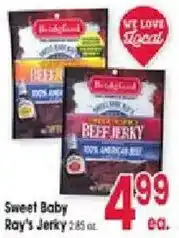 Jewel-Osco Bridgy Good sweet baby ray's jerky offer