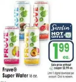Jewel-Osco Frue Super Water offer