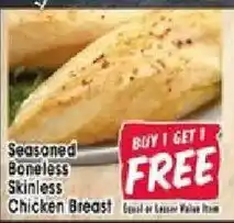 Jewel-Osco Seasoned Boneless Skinless Chicken Breast offer