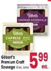 Jewel-Osco Gilbert's Premium Craft Sausage offer