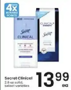 Albertsons Secret Clinical offer