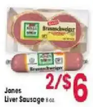 Jewel-Osco Jones Liver Sausage offer