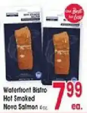 Jewel-Osco Waterfront Bistro hot smoked nova salmon offer