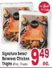 Jewel-Osco Signature Select Boneless Chicken Thighs offer