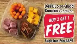 Jewel-Osco Deli Duo or Quad Snackers offer