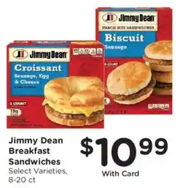 King Soopers Jimmy Dean Breakfast Sandwiches offer