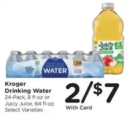 King Soopers Kroger Drinking Water offer