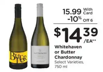 King Soopers Whitehaven or Butter Chardonnay offer