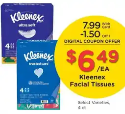 Mariano's Kleenex facial tissues offer