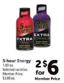 Safeway 5-hour Energy offer
