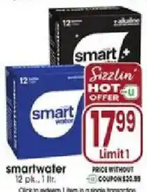 Jewel-Osco smartwater offer