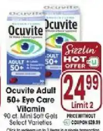 Jewel-Osco Ocuvite Adult 50+ Eye Care Vitamin offer