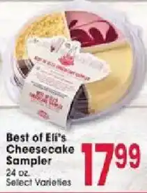 Jewel-Osco Best of Eli's Cheesecake Sampler offer