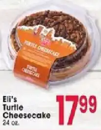 Jewel-Osco Eli's Turtle Cheesecake offer