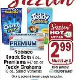 Jewel-Osco Nabisco Snack Saks offer