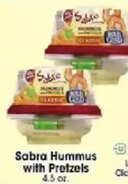 Jewel-Osco Sabra Hummus with Pretzels offer