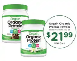 King Soopers Orgain organic protein offer