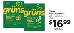 King Soopers Grüns Superfoods Greens Gummies offer