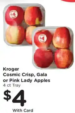 Mariano's Kroger Cosmic Crisp, Gala or Pink Lady Apples offer