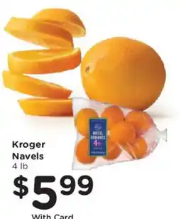 Mariano's Kroger navel oranges offer
