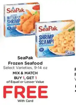 Mariano's SeaPak frozen seafood offer