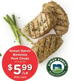 Mariano's Niman Ranch Boneless Pork Chops offer