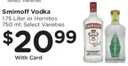 Mariano's Smirnoff Vodka offer