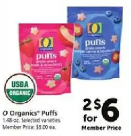 Safeway O Organics Puffs offer