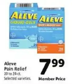 Safeway Aleve Pain Relief offer