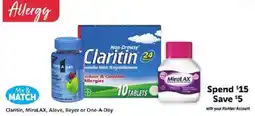 Safeway Claritin, MiraLAX, Aleve, Bayer or One-A-Day offer