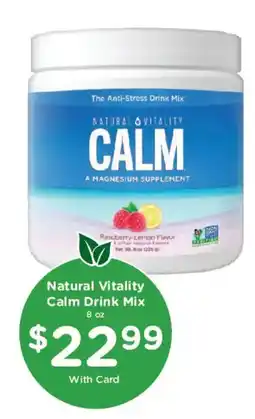 King Soopers Natural Vitality Calm Drink Mix offer