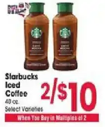 Jewel-Osco Starbucks iced coffee offer