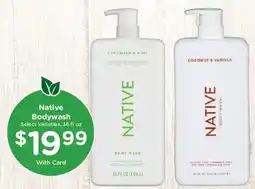 King Soopers Native Bodywash offer