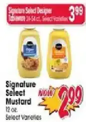 Jewel-Osco Signature Select Mustard offer