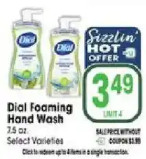 Jewel-Osco Dial Foaming Hand Wash offer