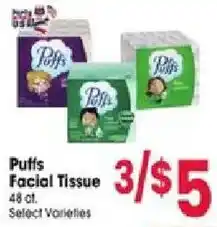 Jewel-Osco Puffs Facial Tissue offer