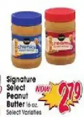 Jewel-Osco Signature Select Peanut Butter offer