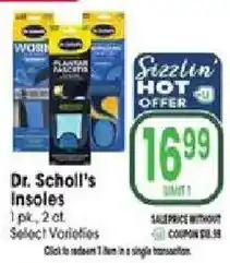 Jewel-Osco Dr. Scholl's Insoles offer