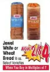 Jewel-Osco Jewel White or Wheat Bread offer