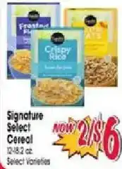 Jewel-Osco Signature Select Cereal offer