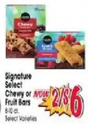 Jewel-Osco Signature Select Chewy or Fruit Bars offer