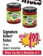 Jewel-Osco Signature Select Salsa offer