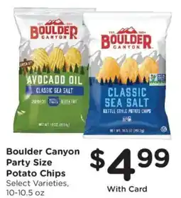 King Soopers Boulder Canyon Party Size Potato Chips offer