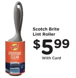 King Soopers Scotch Brite lint roller offer