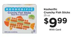 Mariano's Kosherific crunchy fish sticks offer