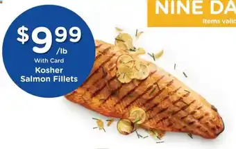 Mariano's Kosher Salmon Fillets offer