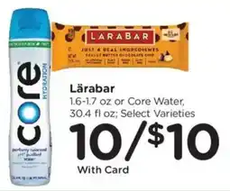 Mariano's Lärabar or Core Water offer